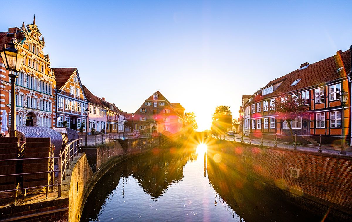 Stade Altstadt in der Abendsonne